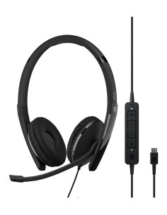Epos Adapt 160T Anc Usb-C Ohraufliegendes, Binaurales Usb-C-Headset Mit Anc, Kabelgebunden, Ms Teams Cert. 2
