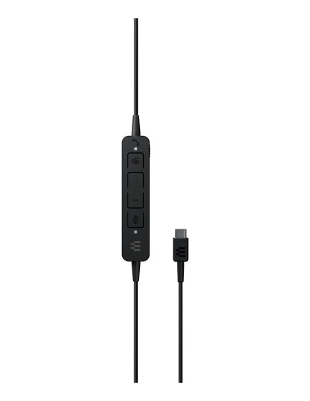Epos Adapt 160T Anc Usb-C Ohraufliegendes, Binaurales Usb-C-Headset Mit Anc, Kabelgebunden, Ms Teams Cert.