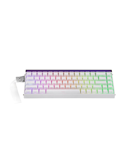 Klawiatura Gasket Hero68He White Light House Jade King Switch Rgb Aula