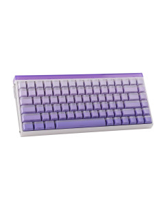 Klawiatura Gasket Hero84 He White+Purple+Gradient+Light Jadeking Switch Rgb Aula