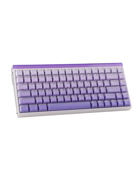 Klawiatura Gasket Hero84 He White+Purple+Gradient+Light Jadeking Switch Rgb Aula