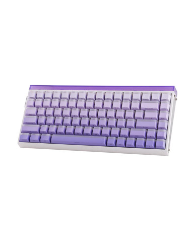 Klawiatura Gasket Hero84 He White+Purple+Gradient+Light Jadeking Switch Rgb Aula