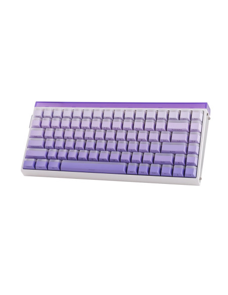 Klawiatura Gasket Hero84 He White+Purple+Gradient+Light Jadeking Switch Rgb Aula