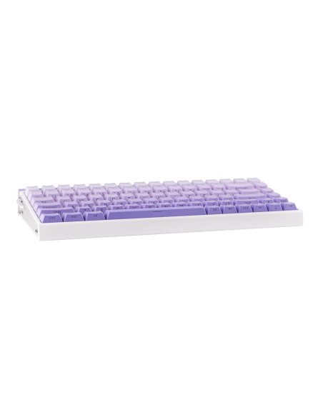 Klawiatura Gasket Hero84 He White+Purple+Gradient+Light Jadeking Switch Rgb Aula