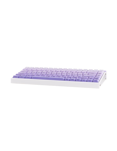 Klawiatura Gasket Hero84 He White+Purple+Gradient+Light Jadeking Switch Rgb Aula