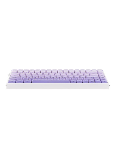 Klawiatura Gasket Hero84 He White+Purple+Gradient+Light Jadeking Switch Rgb Aula