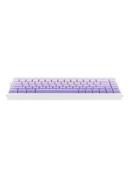 Klawiatura Gasket Hero84 He White+Purple+Gradient+Light Jadeking Switch Rgb Aula