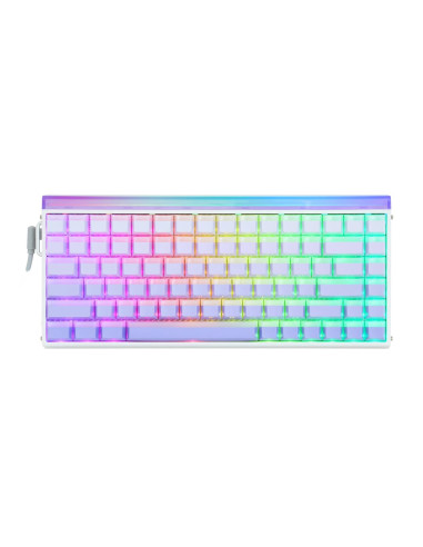 Klawiatura Gasket Hero84 He White+Purple+Gradient+Light Jadeking Switch Rgb Aula