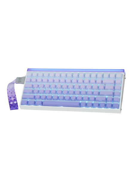 Klawiatura Gasket Hero84 He White+Purple+Gradient+Light Jadeking Switch Rgb Aula