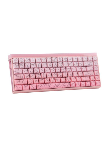 Klawiatura Gasket Hero84 He Pink+Gradient+Contour Dragon King Switch Rgb Aula