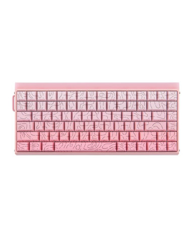 Klawiatura Gasket Hero84 He Pink+Gradient+Contour Dragon King Switch Rgb Aula