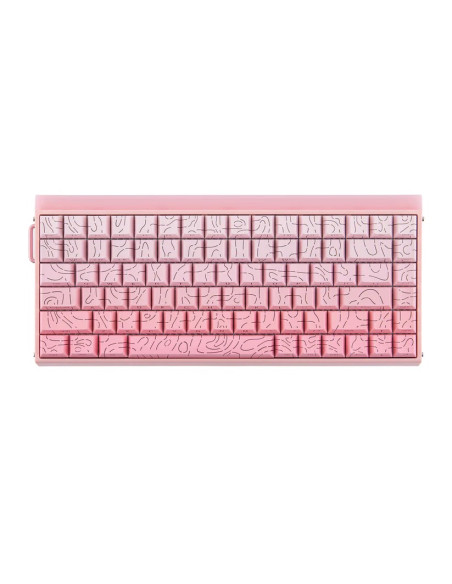 Klawiatura Gasket Hero84 He Pink+Gradient+Contour Dragon King Switch Rgb Aula