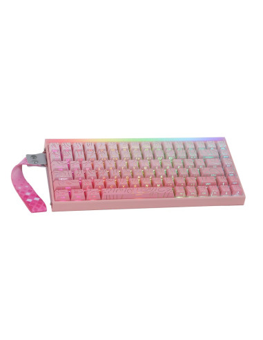 Klawiatura Gasket Hero84 He Pink+Gradient+Contour Dragon King Switch Rgb Aula