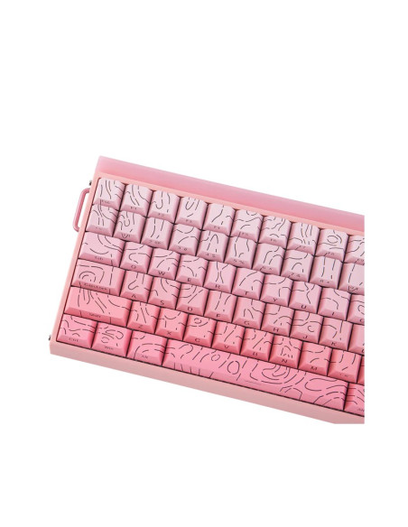 Klawiatura Gasket Hero84 He Pink+Gradient+Contour Dragon King Switch Rgb Aula