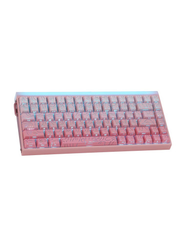 Klawiatura Gasket Hero84 He Pink+Gradient+Contour Dragon King Switch Rgb Aula