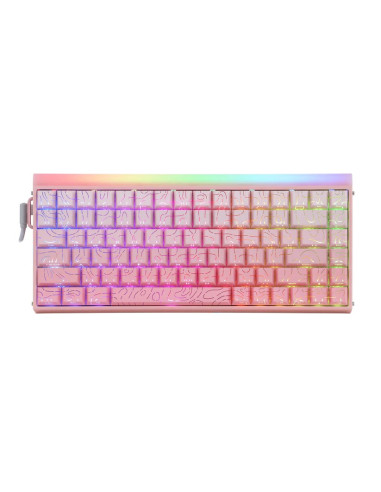 Klawiatura Gasket Hero84 He Pink+Gradient+Contour Dragon King Switch Rgb Aula