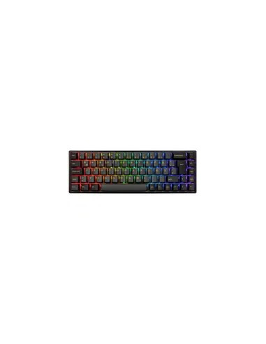 Akko 3068B Plus Black&Gold Wireless Gaming Tastatur, Mechanisch, Rgb - V3 Cream Yellow, Iso (De), Schwarz