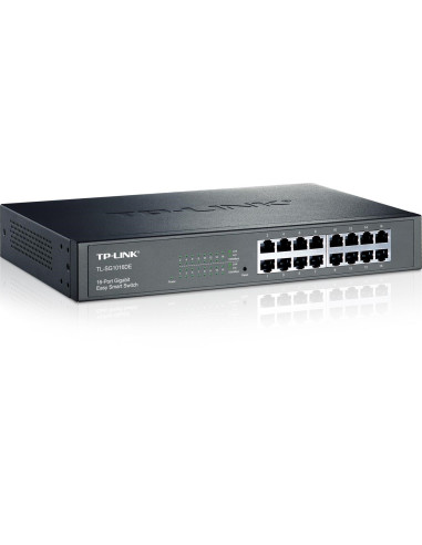 Tp-Link Tl-Sg1016De Przełącznik Sieciowy Zarządzany L2 Gigabit Ethernet (10/100/1000) Czarny