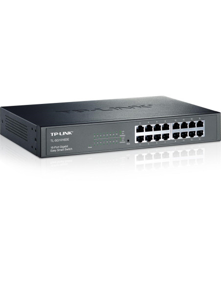 Tp-Link Tl-Sg1016De Przełącznik Sieciowy Zarządzany L2 Gigabit Ethernet (10/100/1000) Czarny