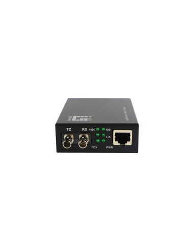 Levelone Gvt-2003 Konwerter Sieciowy 1000 Mbit/S 1310 Nm Pojedynczy Czarny
