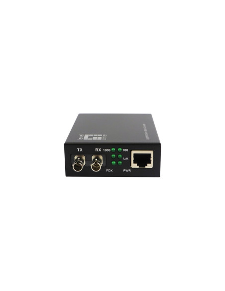 Levelone Gvt-2003 Konwerter Sieciowy 1000 Mbit/S 1310 Nm Pojedynczy Czarny