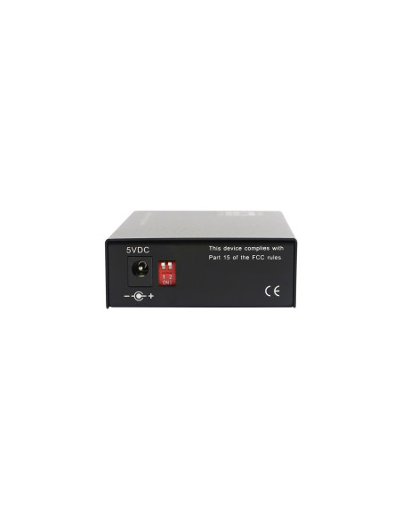 Levelone Gvt-2003 Konwerter Sieciowy 1000 Mbit/S 1310 Nm Pojedynczy Czarny