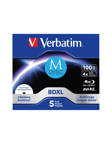 Bd-R Verbatim 100Gb 4X Jewel Case