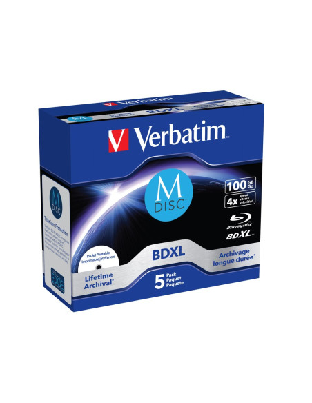Bd-R Verbatim 100Gb 4X Jewel Case