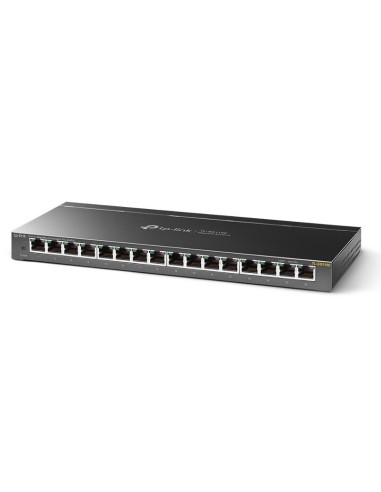 Tp-Link Tl-Sg116E Nie Zarządzany L2 Gigabit Ethernet (10/100/1000) Czarny