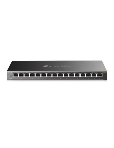 Tp-Link Tl-Sg116E Nie Zarządzany L2 Gigabit Ethernet (10/100/1000) Czarny
