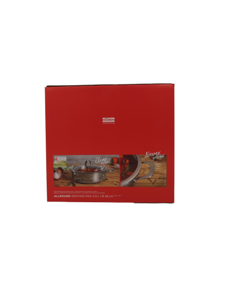 Kuhn Rikon Allround Patelnia Do Serwowania Niepowlekana 5,0 L 28 Cm