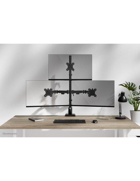 Neomounts Ds60-600Bl2-1 Uchwyt / Stojak Do Monitorów 81,3 Cm (32") Biurko Czarny