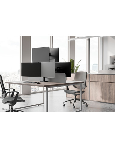 Neomounts Ds60-600Bl2-1 Uchwyt / Stojak Do Monitorów 81,3 Cm (32") Biurko Czarny