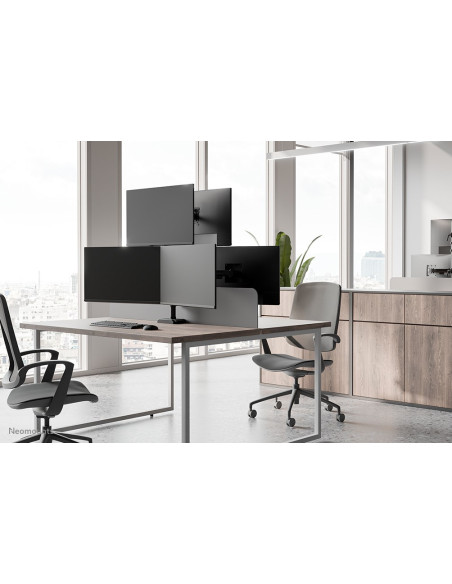 Neomounts Ds60-600Bl2-1 Uchwyt / Stojak Do Monitorów 81,3 Cm (32") Biurko Czarny