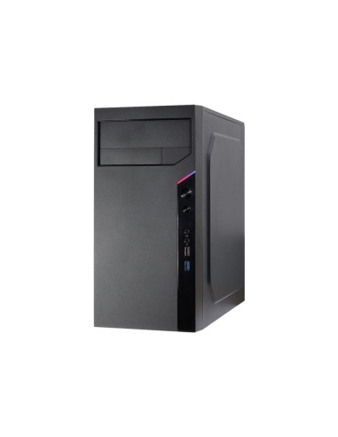 Inter-Tech It-6505 Retro Micro Tower Czarny