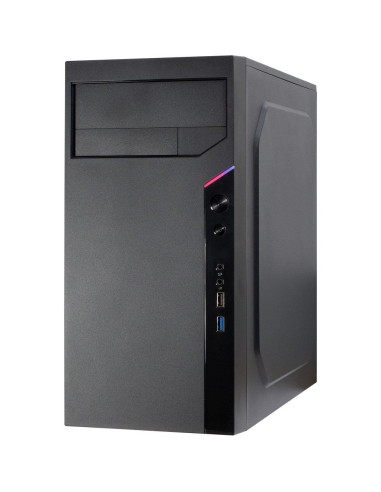 Inter-Tech It-6505 Retro Micro Tower Czarny