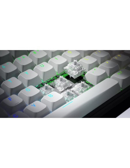 Hator Skyfall 80 Mag Ultra 8K Klawiatura Gaming Usb Qwerty Us English Czarny, Biały