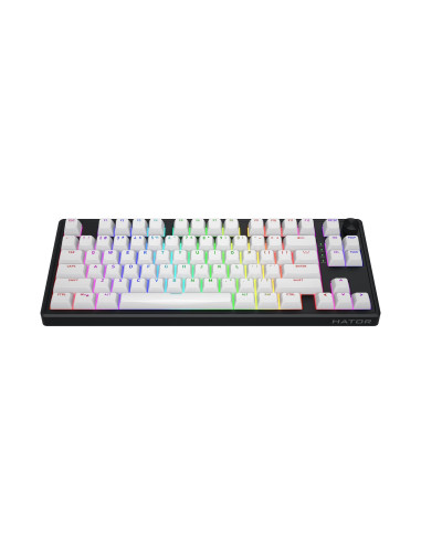 Hator Skyfall 80 Mag Ultra 8K Klawiatura Gaming Usb Qwerty Us English Czarny, Biały