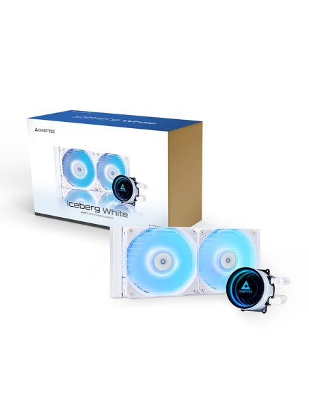 Chieftec Iceberg 240-Rgb-W Obudowa Komputera Chłodnica Cieczy All-In-One 12 Cm Biały