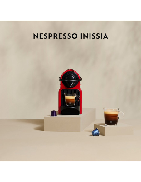 Ekspres Kapsułkowy Krups Nespresso Inissia Xn1005 (1260W  Kolor Czerwony)