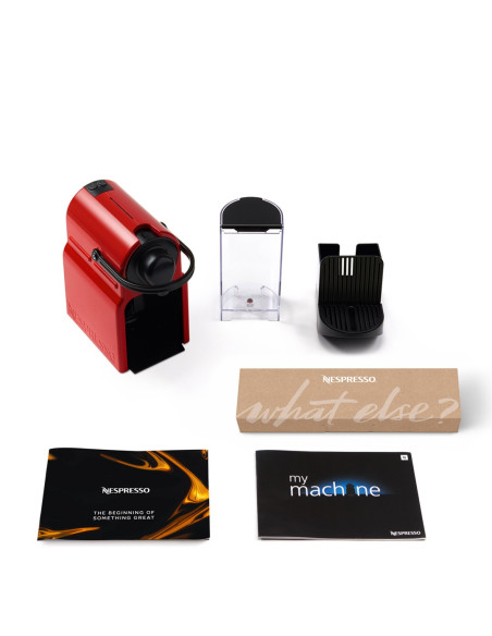 Ekspres Kapsułkowy Krups Nespresso Inissia Xn1005 (1260W  Kolor Czerwony)