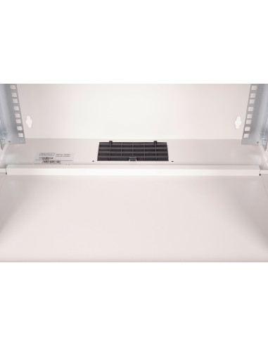 Szafa Sieciowa Wisząca 19" 7U, Soho Pro 370 X 540 X 400 Mm, Drzwi Szyba, Szary, Niezłożona, 60Kg