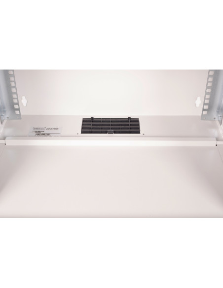 Szafa Sieciowa Wisząca 19" 7U, Soho Pro 370 X 540 X 400 Mm, Drzwi Szyba, Szary, Niezłożona, 60Kg