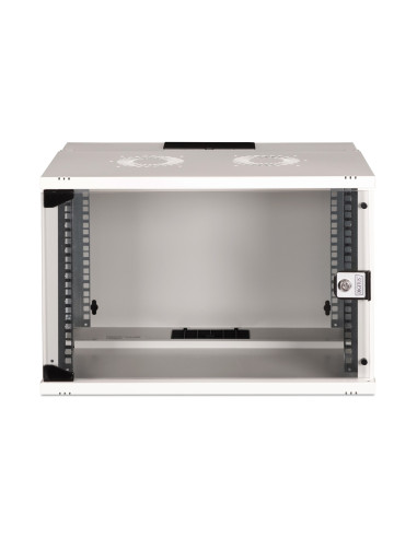 Szafa Sieciowa Wisząca 19" 7U, Soho Pro 370 X 540 X 400 Mm, Drzwi Szyba, Szary, Niezłożona, 60Kg