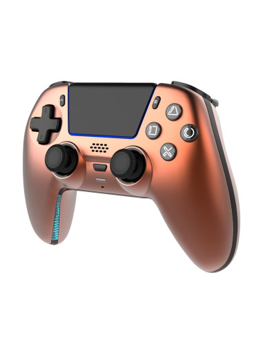 Deltaco Gaming Gam-199-Orangecopper Kontroler Gier Pomarańczowy, Brąz Bluetooth/Usb Gamepad Playstation 5, Pc, Android, Ios