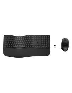 Zestaw Klawiatura + Mysz Hp 680 Comfort Dual-Mode Wireless/Bluetooth Keyboard And Mouse Combo Bezprzewodowe Czarne 8T6L6Aa