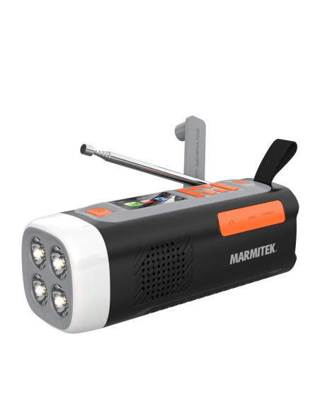 Marmitek 25008644 Radio Przenośny Analogowe I Cyfrowe Czarny