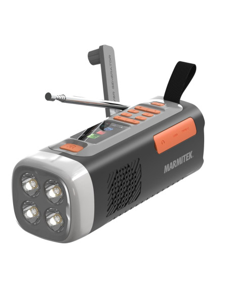 Marmitek 25008644 Radio Przenośny Analogowe I Cyfrowe Czarny