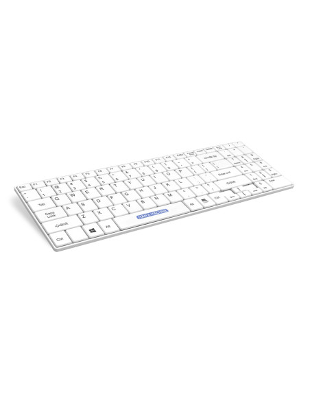 Man&Machine It's Cool Keyboard - Medyczna, Dezynfekowalna Niskoprofilowa Klawiatura (Biała)