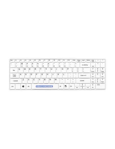 Man&Machine It's Cool Keyboard - Medyczna, Dezynfekowalna Niskoprofilowa Klawiatura (Biała)